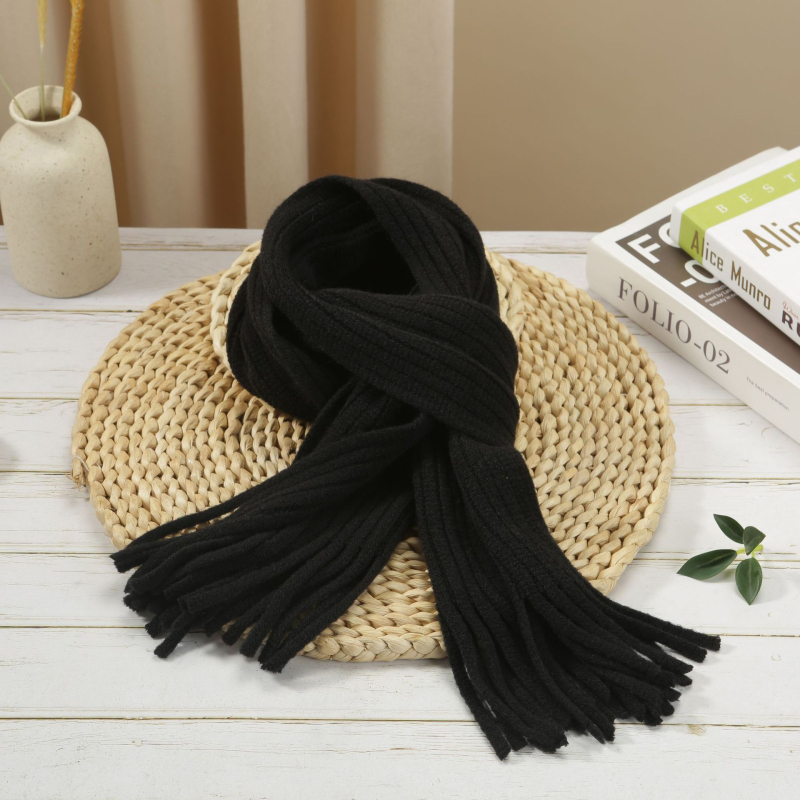 Šalle no mākslīgā kašmīra ar rāviem rakstu, japāņu-korejiešu salds stils, unisex, piemērots ziemai, pavasarim un rudenim