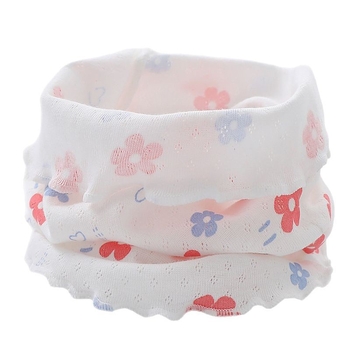 Kokvilnas bērnu kakla šalle ar karikatūru rakstu, visu sezonu, vēja izturīga un silta