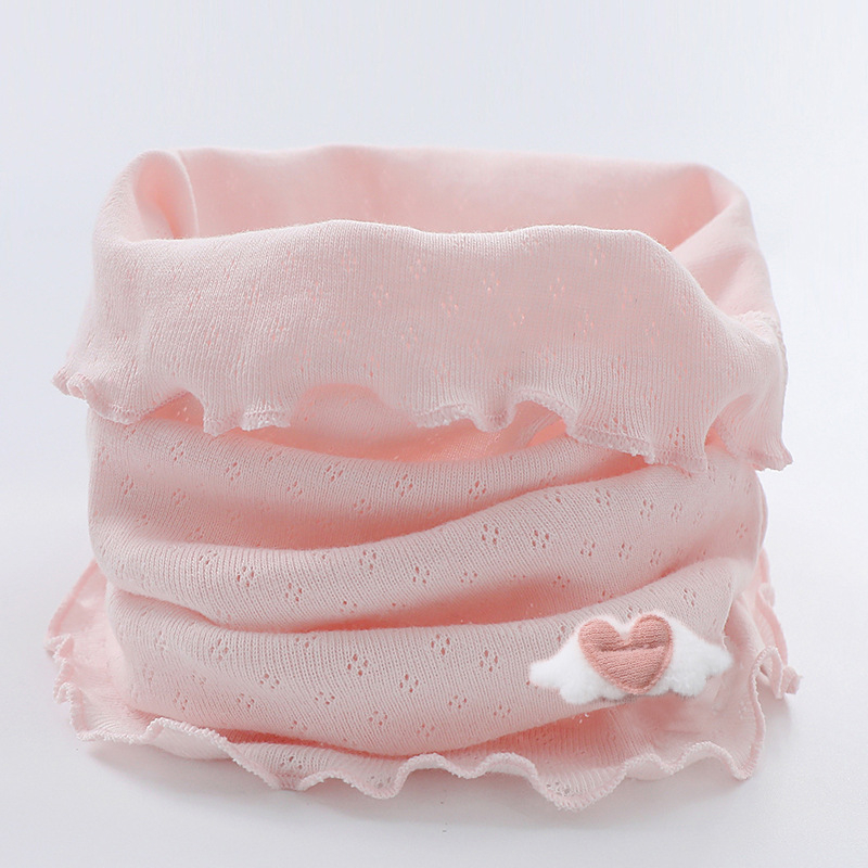 Kokvilnas bērnu kakla šalle ar karikatūru rakstu, visu sezonu, vēja izturīga un silta