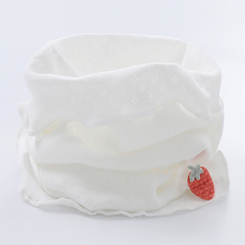 Kokvilnas bērnu kakla šalle ar karikatūru rakstu, visu sezonu, vēja izturīga un silta