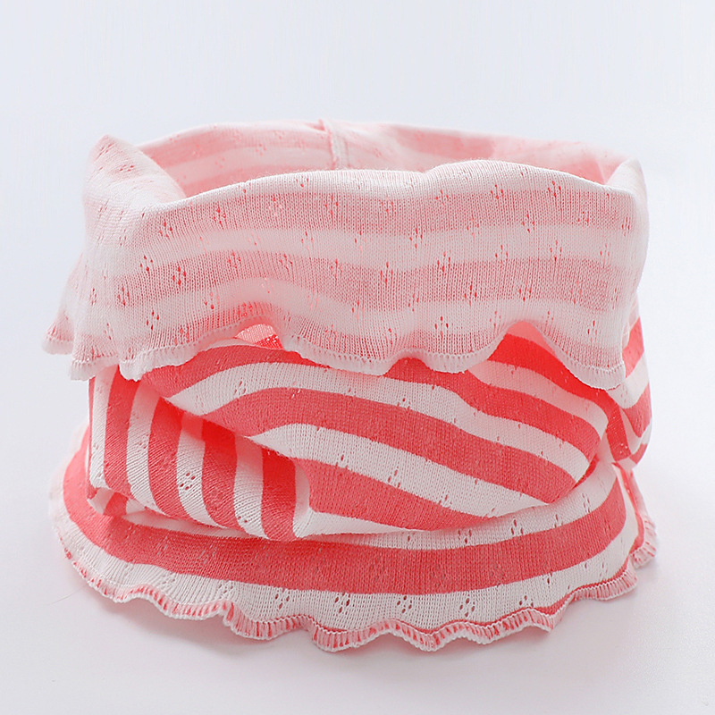 Kokvilnas bērnu kakla šalle ar karikatūru rakstu, visu sezonu, vēja izturīga un silta