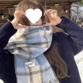 Mohēras šalle, warp-knit adījums, vienkrāsains raksts, saglabā siltumu, pavasara stils