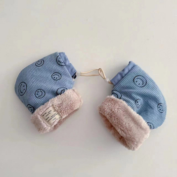 Bērnu cimdi balansēšanas velosipēdiem, skrejriteņiem un velosipēdiem, ar flīsa odere, silti, pret vēju, karikatūru raksts, universāls, vecuma grupai 3–15 gadi