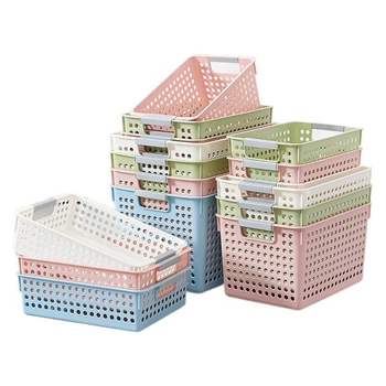 PP materiāla daudzfunkcionālais uzglabāšanas grozs – japāņu stil, komplekts 100 gab., galda uzglabāšanai, uzkodas un rotaļlietas