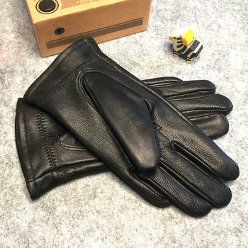 Īstas ādas bērnu cimdi ar ādas kažokādas iekšpildi, silti ziemas, pavasara un rudens sezonai, bērniem vecumā 10–13 gadi