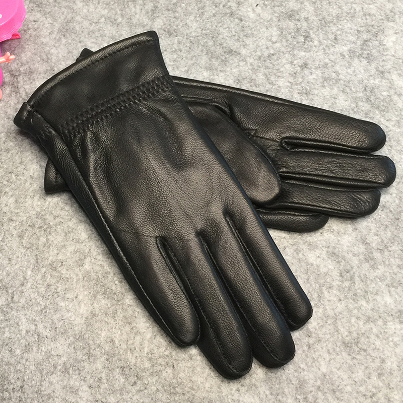 Īstas ādas bērnu cimdi ar ādas kažokādas iekšpildi, silti ziemas, pavasara un rudens sezonai, bērniem vecumā 10–13 gadi