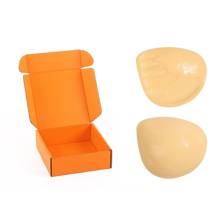 Ενθέματα σουτιέν – διπλής όψεως αυτοκόλλητα από σιλικόνη με φτερωτό σχέδιο, παχιωμένα, σχήμα θηλής: τρίγωνο, για συγκέντρωση και αόρατη άνοδο