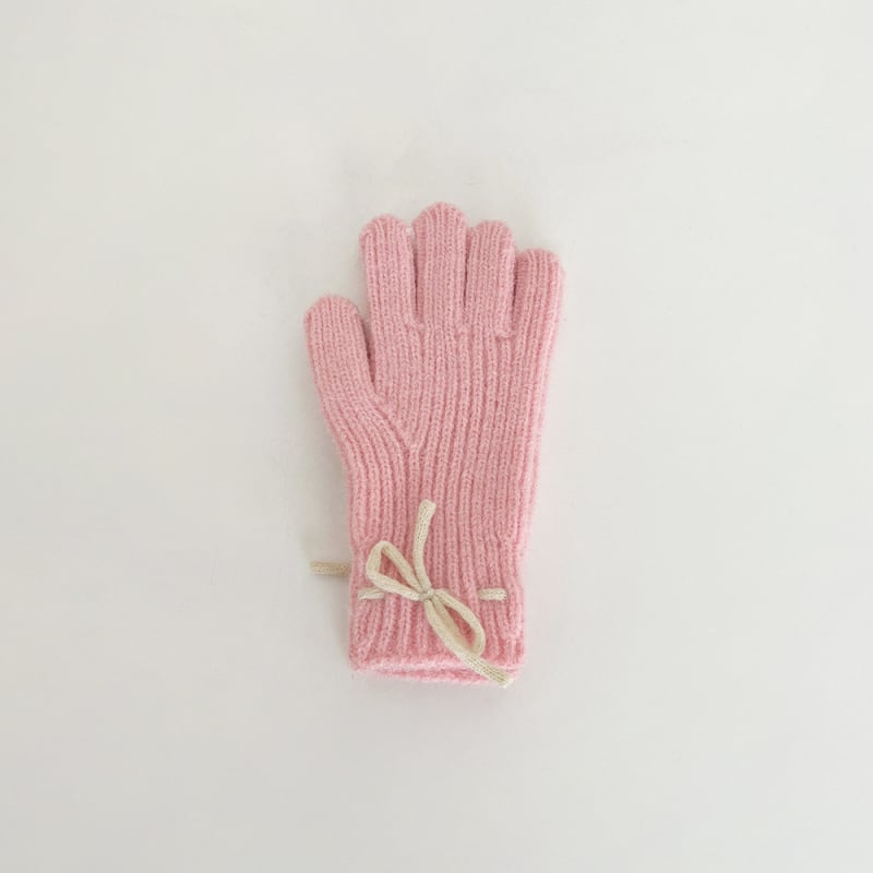 Bērnu cimdi meitenēm, adīti, silda, ar atdalītiem pirkstiem, vecuma 4–12 gadi, ziema