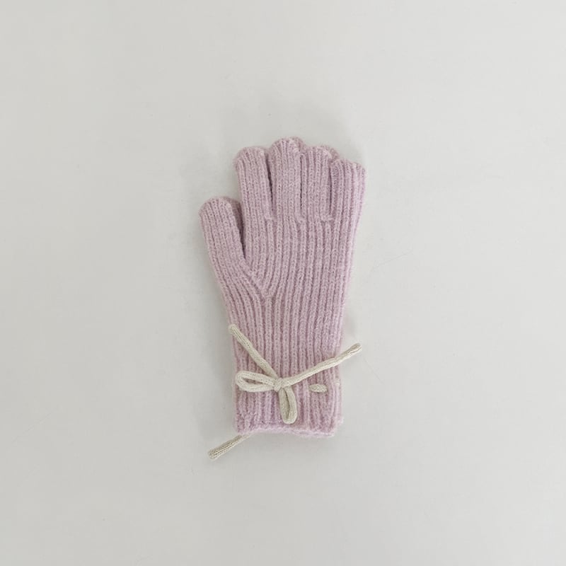 Bērnu cimdi meitenēm, adīti, silda, ar atdalītiem pirkstiem, vecuma 4–12 gadi, ziema