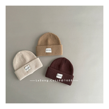 Zimska dječja pletena kapa, akrilna vlakna, tie-dye uzorak, kupolasti oblik, za djecu