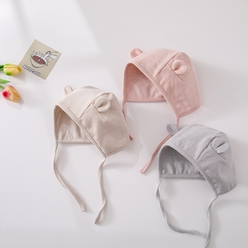 Kokvilnas kupolveida cepure zīdaiņiem, 0–6 mēnešiem, universāla, saules un vēja aizsardzība