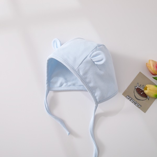 Kokvilnas kupolveida cepure zīdaiņiem, 0–6 mēnešiem, universāla, saules un vēja aizsardzība