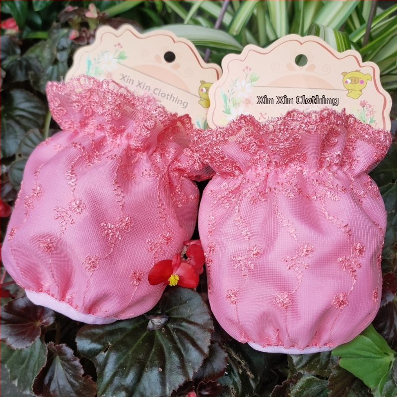 Bērnu divpusējās piedurknes ar animācijas printu, silti ziemai, krāsu režģa raksts, pielāgojamas