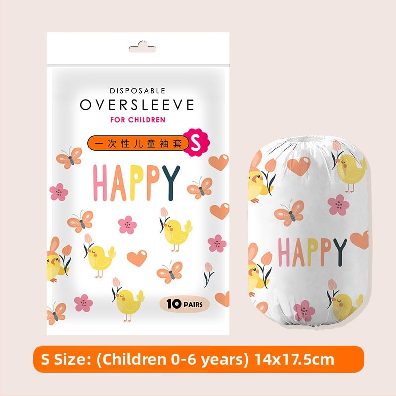 Vienkartinės rankovės suaugusiems ir vaikams, ruduo–žiema, dulkių atsparios, vandeniui atsparios, aliejui atsparios, atskirose pakuotėse