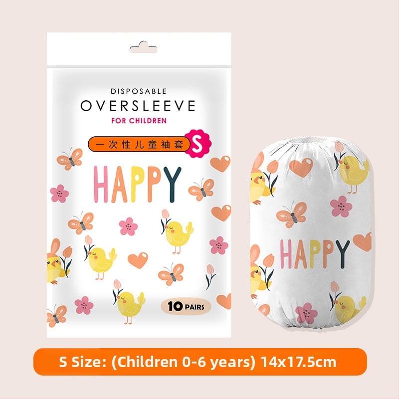 Vienkartinės rankovės suaugusiems ir vaikams, ruduo–žiema, dulkių atsparios, vandeniui atsparios, aliejui atsparios, atskirose pakuotėse