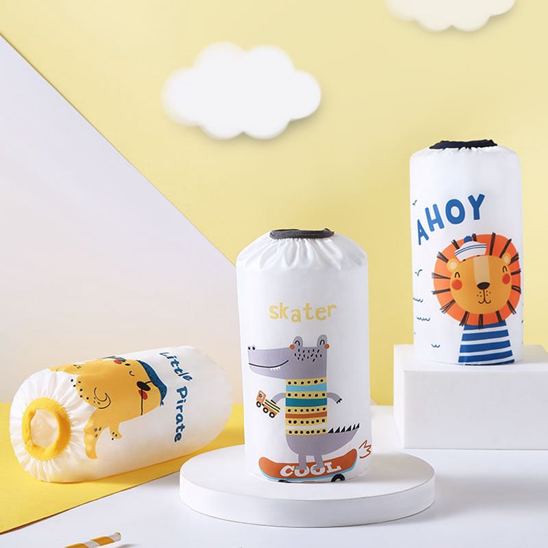 Bērnu ūdensnecaurlaidīgas roku manšetes ar karikatūras apdruku; materiāls: pārklājums; apstrāde: drukāšana