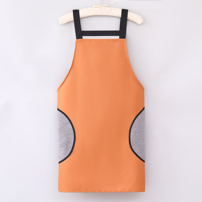 PU kožna pregača s dugim rukavima – vodootporna i otporna na ulje, moderan radni komad za odrasle