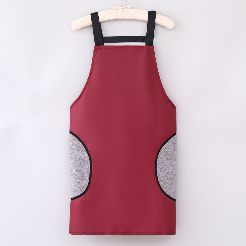 PU kožna pregača s dugim rukavima – vodootporna i otporna na ulje, moderan radni komad za odrasle