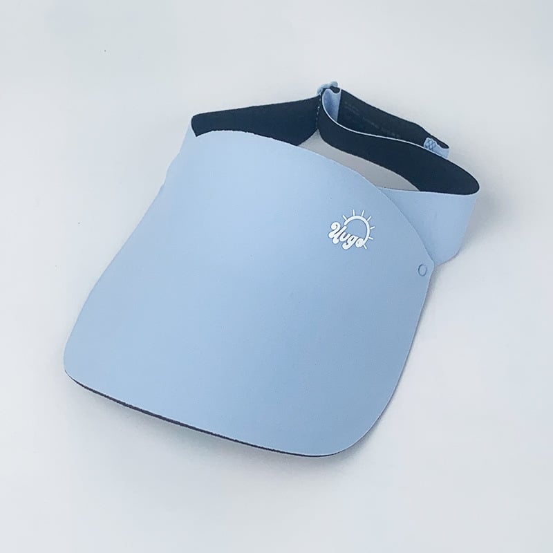 Bērnu saules cepure ar sejas aizsegumu un UV aizsardzību, atvērta augšdaļa un plašas malas, izgatavota no neilona, vecums 2–10 gadi