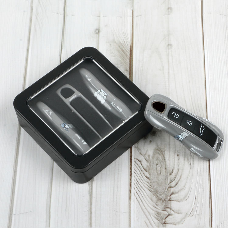 Porsche võtmeümbris ja kettiga ripats, ABS materjal, mudel 888621, kõrgklassi stiil