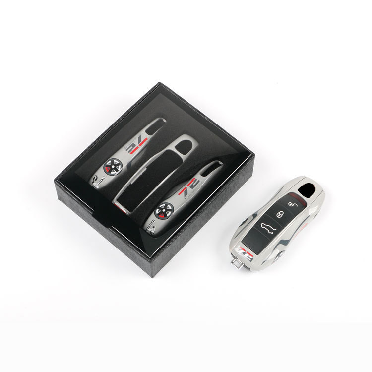 Porsche võtmeümbris ja kettiga ripats, ABS materjal, mudel 888621, kõrgklassi stiil