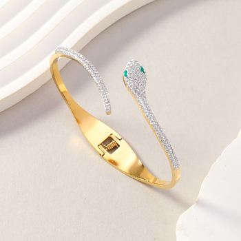 Rokassprādze no nerūsējošā tērauda, elektroplatinga pārklājums, izcelsme Yiwu, 2024. gada vasaras izlase, stils All-Match