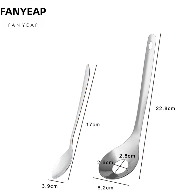 Κουτάλι για κεφτέδες, ανοξείδωτο ατσάλι, μοντέλο A1J30, για τηγανητούς κεφτέδες