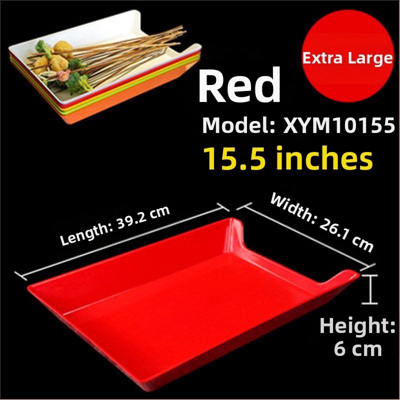 Műanyag nyársak megjelenítő tálca étteremhez, szabálytalan alak, egyszínű, 14–14,9 cm átmérőjű, mikrohullámú sütőben használható