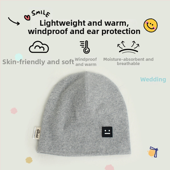 And Le Bedi bērnu pulovera cepure – kokvilnas-lycra maisījums, kupola augšdaļa, malas aizsargs, silta un pret vēju, piemērota pavasarim un rudenim, vecums 6-12 mēneši līdz 4-6 gadiem