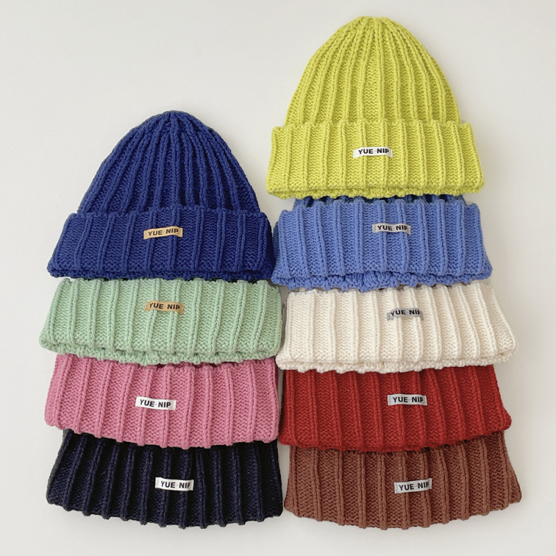 Ziemas bērnu vilnas cepure ar ausu aizsardzību, kupola forma, adīta, uztur siltumu, 71–80% akrila, vecums 2–10 gadi, Benhui