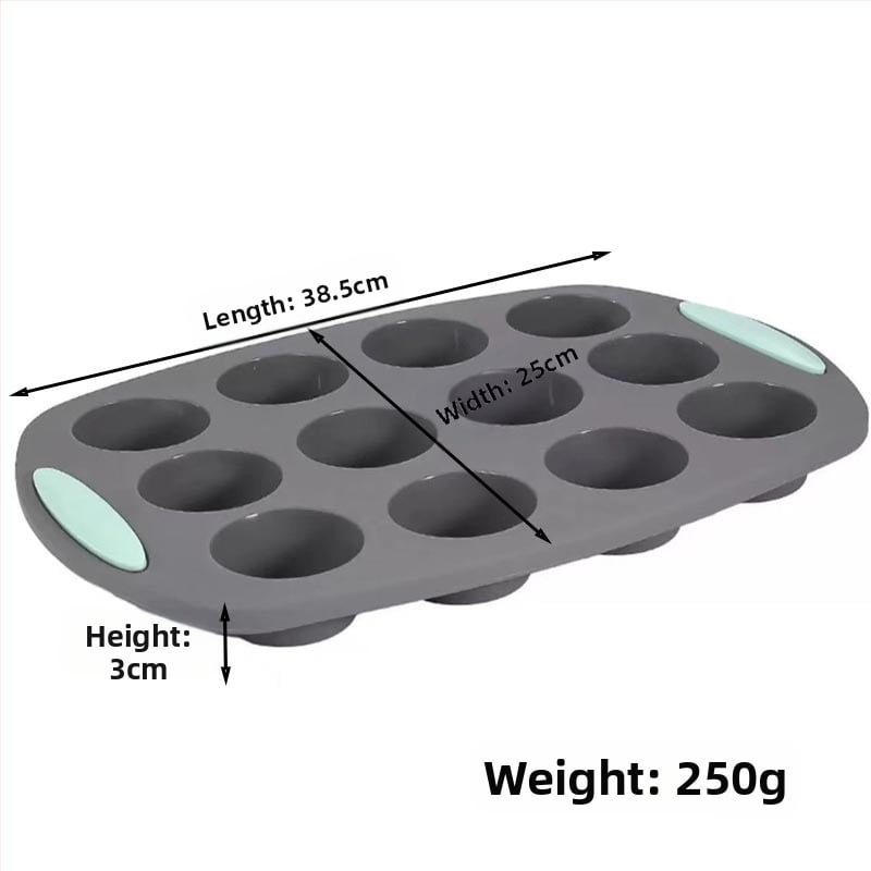 Kepimo forma - silikoninė, netaisyklingos formos, atspari aukštoms temperatūroms, lengvas išėmimas iš formos, kepimui