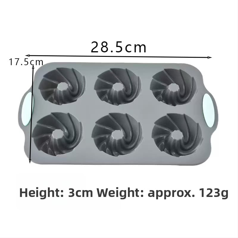 Kepimo forma - silikoninė, netaisyklingos formos, atspari aukštoms temperatūroms, lengvas išėmimas iš formos, kepimui