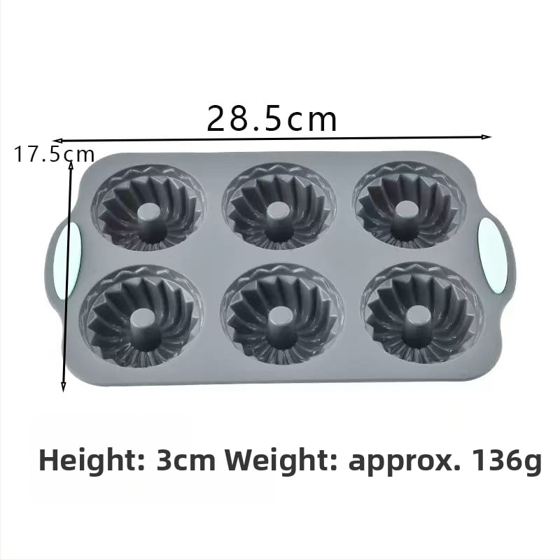 Kepimo forma - silikoninė, netaisyklingos formos, atspari aukštoms temperatūroms, lengvas išėmimas iš formos, kepimui