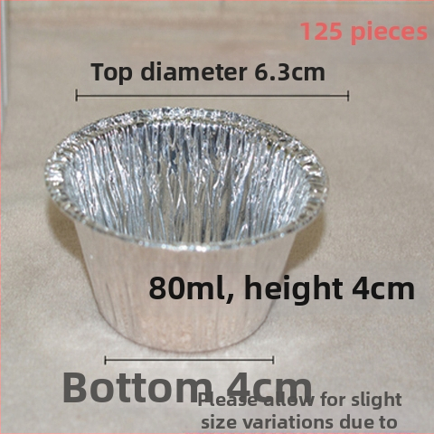 Kiaušinių tartų forma chrysantemų puodeliams vienkartiniams aliuminio folijos puodeliams | Prekės ženklas: Other; Kilmė: Other; Stilius: Universal