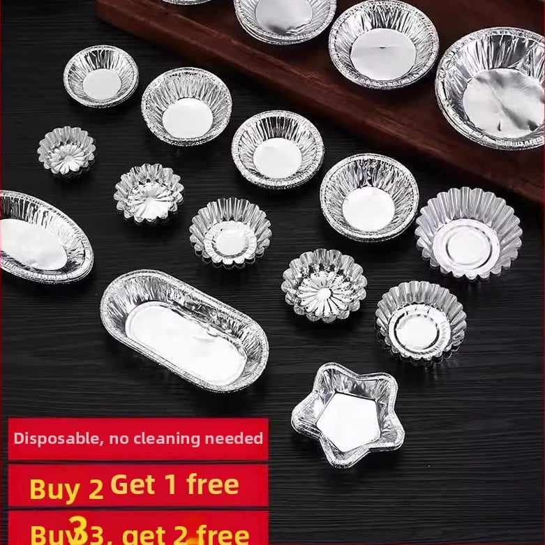 Kiaušinių tartų forma chrysantemų puodeliams vienkartiniams aliuminio folijos puodeliams | Prekės ženklas: Other; Kilmė: Other; Stilius: Universal