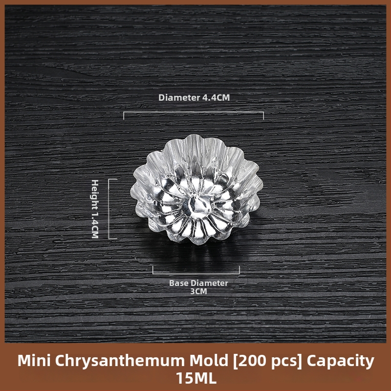 Kiaušinių tartų forma chrysantemų puodeliams vienkartiniams aliuminio folijos puodeliams | Prekės ženklas: Other; Kilmė: Other; Stilius: Universal