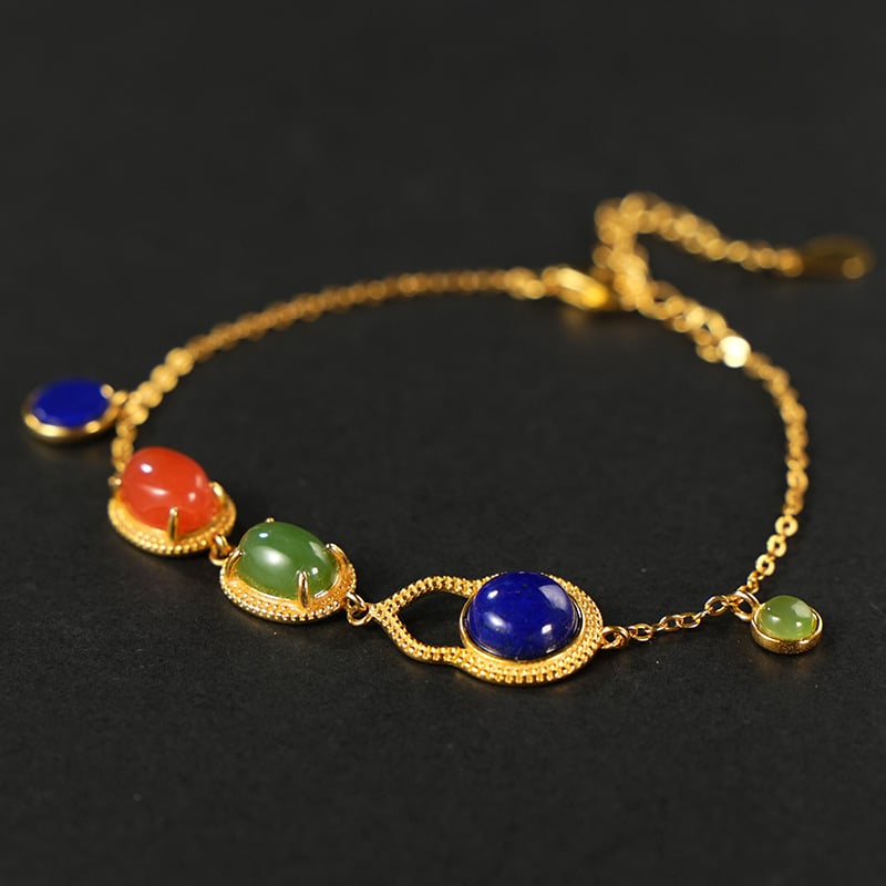 rokassprādze ar Hetian jade un S925 sudraba, rokdarbs, universāls ģeometrisks dizains, ķīniešu stils