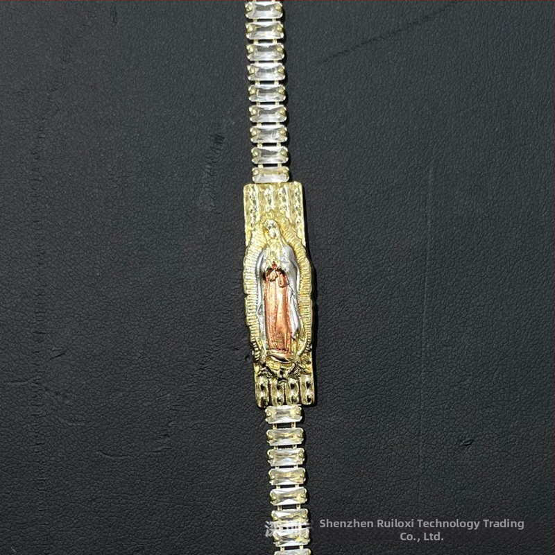 Ruiluoxi vara rokassprādze ar elektroplēšanu, karikatūru tēlu dizains, universāls stils