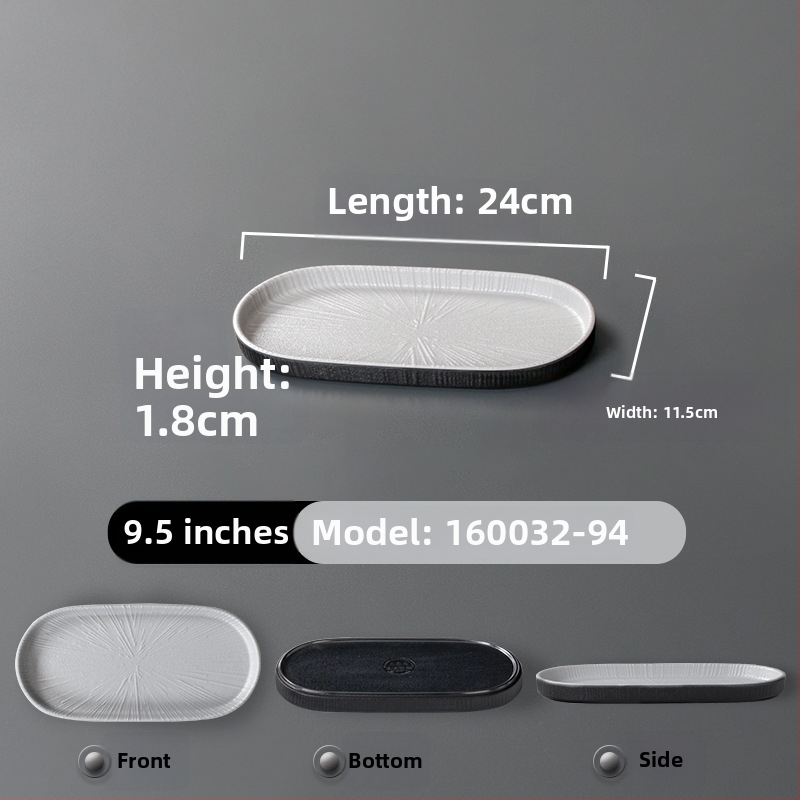 Ristkülikukujuline melamiinist taldrik, portselaniimitatsioon, ühtlane värv, glasuurviimistlus, mikrolainahjuga ei sobi