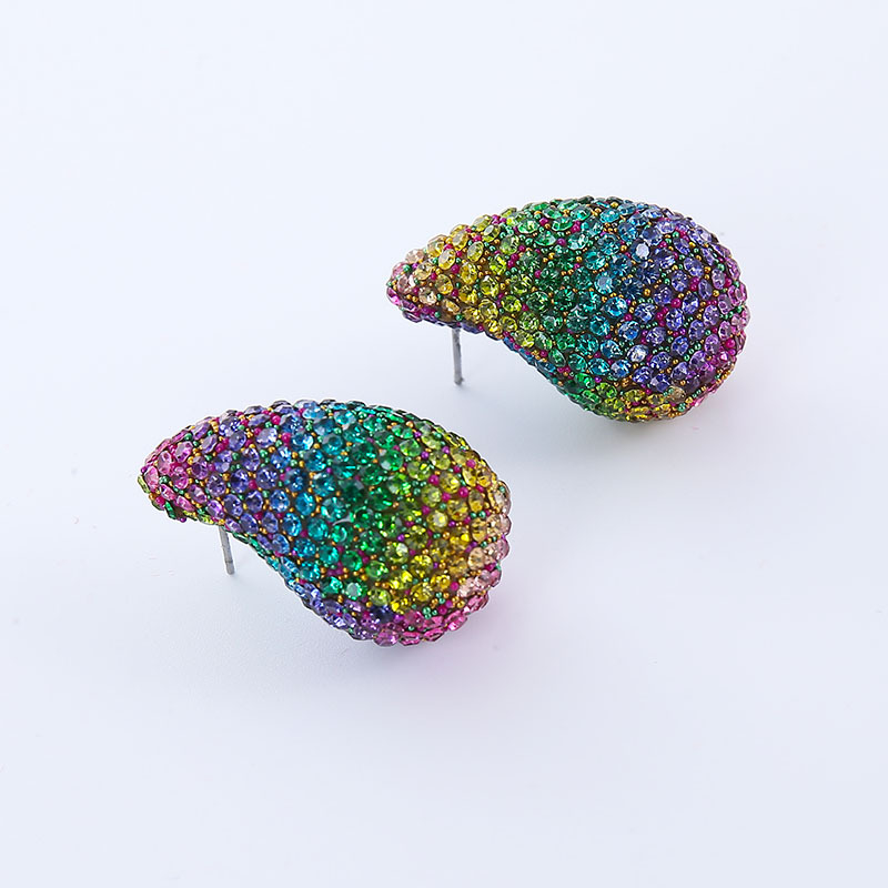 Set nakita: naušnice, ogrlica i narukvica; Materijal: Ccb + stakleni rhinestones; Obrada: elektroplating; Lanac: standardni lanac; Privjesak: rhinestone