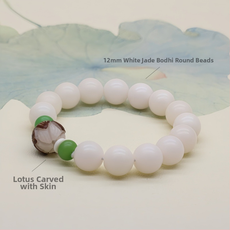 Bodhi juure käevõru – Bodhi seemned, etniline stiil, poleeritud viimistlus