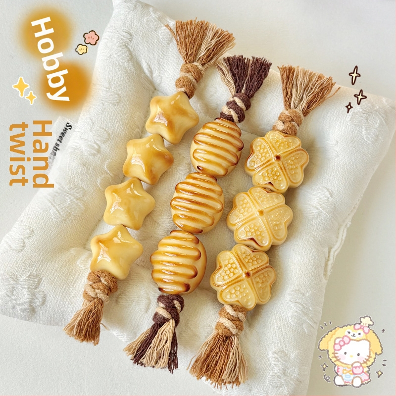 Käsitööline budistlike helmeste ripats Ivory Fruitist, Uus Hiina stiil, Graveerimine, Käsitöö ja Poleerimine