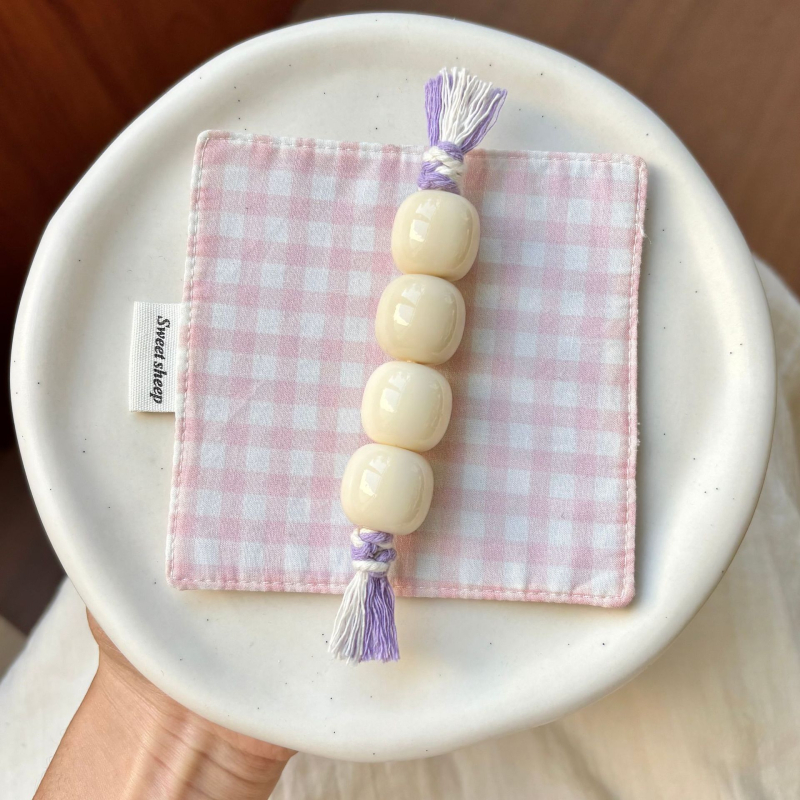 Käsitööline budistlike helmeste ripats Ivory Fruitist, Uus Hiina stiil, Graveerimine, Käsitöö ja Poleerimine