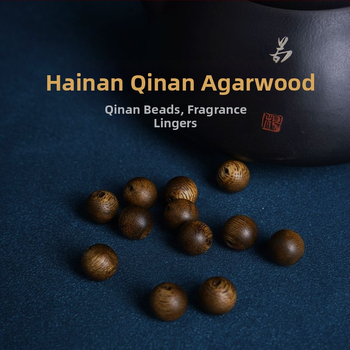 Agarwood helmestest kaelakee, looduslik stiil, poleeritud viimistlus, 2022 suve väljaanne