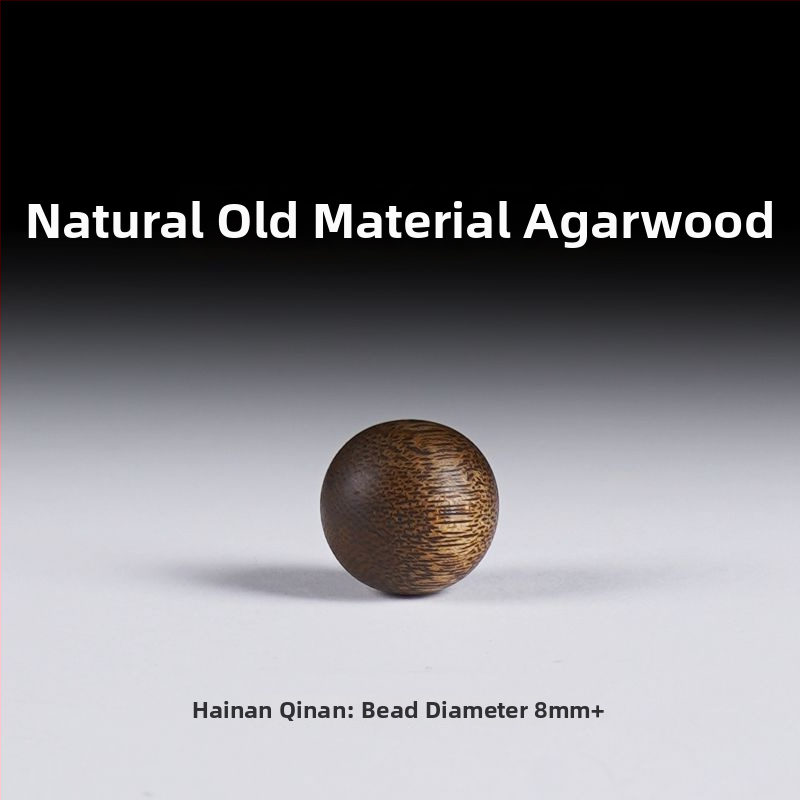 Agarwood helmestest kaelakee, looduslik stiil, poleeritud viimistlus, 2022 suve väljaanne