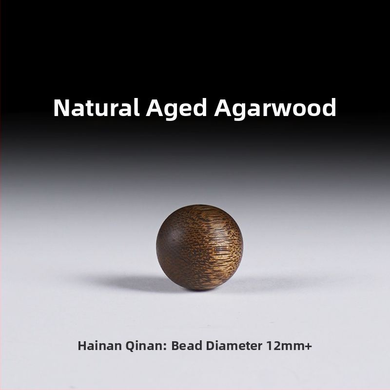 Agarwood helmestest kaelakee, looduslik stiil, poleeritud viimistlus, 2022 suve väljaanne