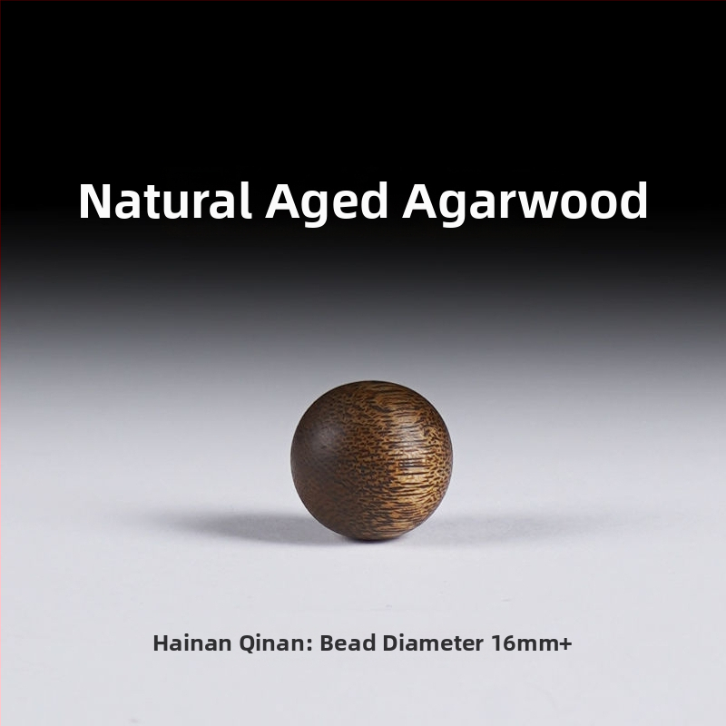 Agarwood helmestest kaelakee, looduslik stiil, poleeritud viimistlus, 2022 suve väljaanne