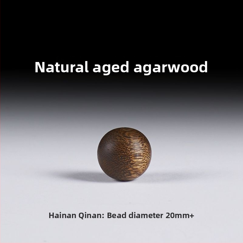 Agarwood helmestest kaelakee, looduslik stiil, poleeritud viimistlus, 2022 suve väljaanne