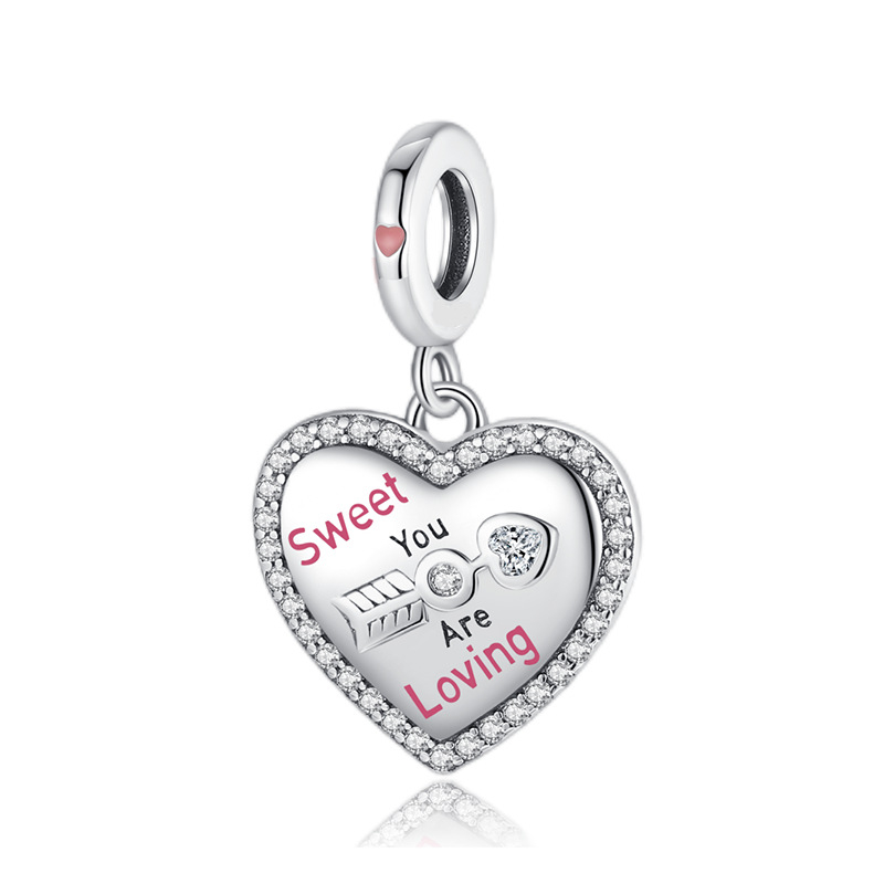 Meda atslēgu kulons ar elektroplakēšanu, svaigs un salds stils, Ziemas 2022