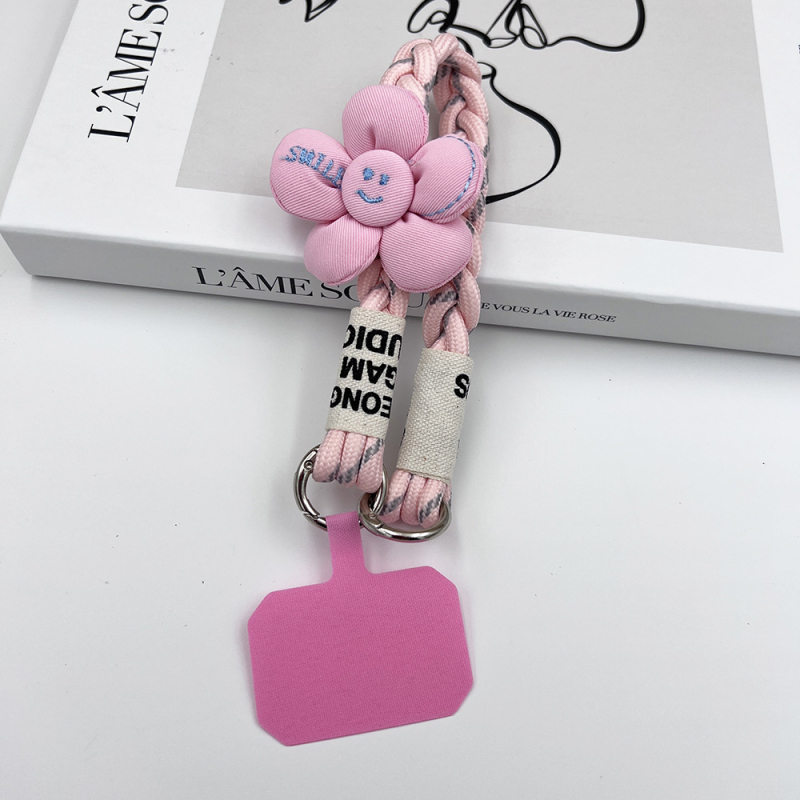 Κορδόνι για το τηλέφωνο, χειροποίητο, unisex, πολυεστερικό σκοινί με μεταλλική πόρπη